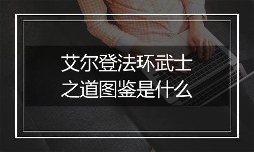 艾尔登法环武士之道图鉴是什么