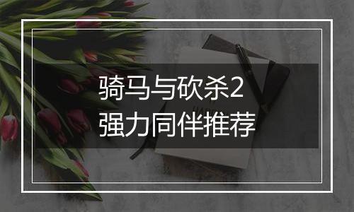骑马与砍杀2强力同伴推荐