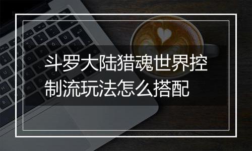 斗罗大陆猎魂世界控制流玩法怎么搭配