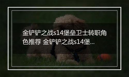 金铲铲之战s14堡垒卫士转职角色推荐 金铲铲之战s14堡垒卫士转职角色怎么选